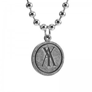 New Arrival Custom 316L rustfrit stål Pure Silver Charms Pendant