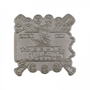 Printed Pins Manufacturers –  Custom die struck lapel pin badge,any logo,any shape  – AoHui