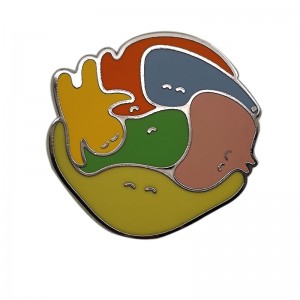 Personalized Hard enamel/Cloisonne lapel pin badge,no MOQ