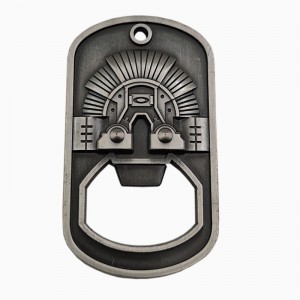 Personnalisés ouvèti boutèy metal keychain nan nenpòt logo, koulè