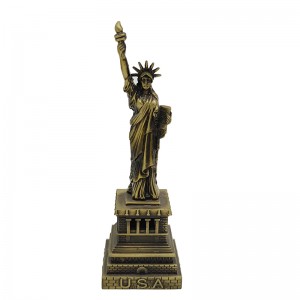 Personalized Premium Metal Gold Trophy of Statue of Liberty
