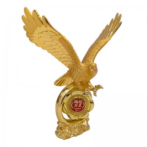 Troféu de ouro de metal premium personalizado da Estátua da Liberdade