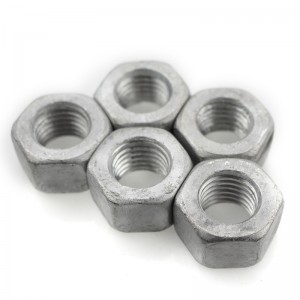 High Strength Steel Heavy Hex Nuts Carbon Steel 2H Nuts