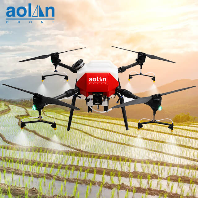 4 Axis Reliable Agricultural Sprayer Drone Remote Controlled Agricultural Drone Sprayer 22 Liters Drones