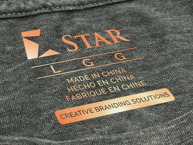 Online Exporter Press On T Shirt Designs - Custom heat transfer iron on garment neck care labels – AOMING