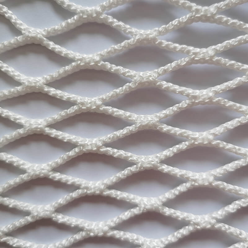 Wholesale Polyethylene PE Polyamide Nylon Polyester Polypropylene PP  Twisted Rashel Knotless Net Manufacturer and Supplier