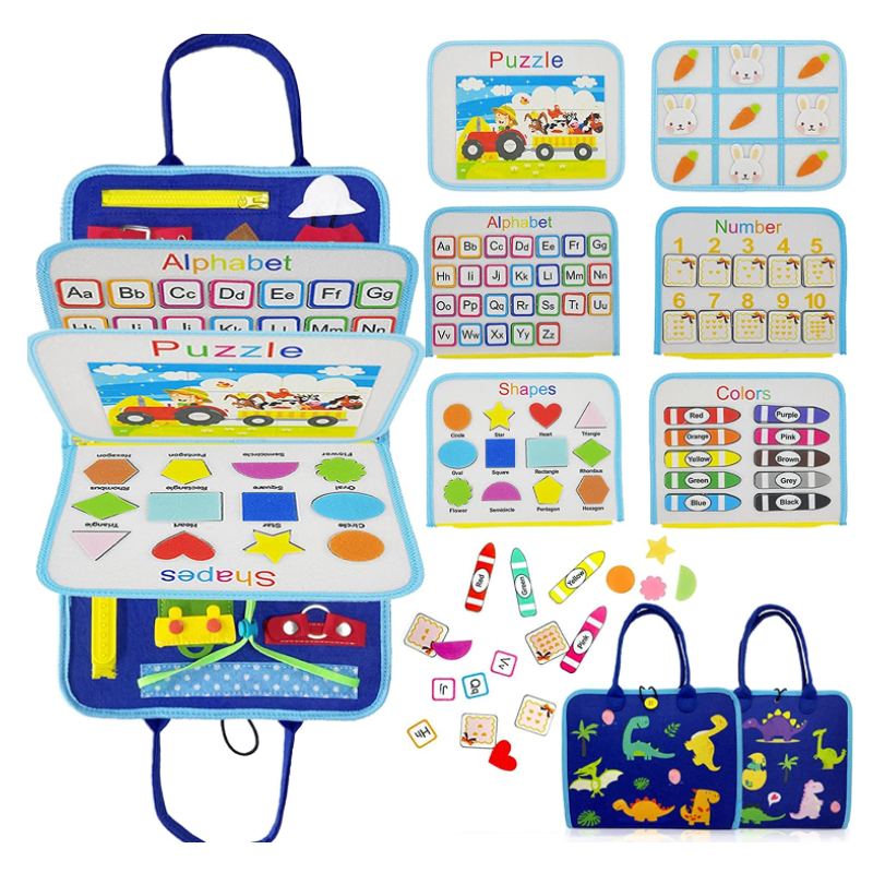 Ploča za senzorne aktivnosti za predškolske igračke za učenje Edukativne igračke za putovanja s autizmom
