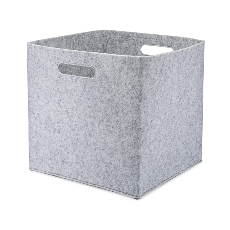 Felt Foldable Storage Cube Bin 3 Inch Nursery Cubby Storage Bin Cubes for Cube Organizer