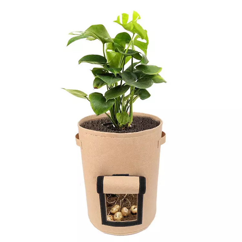Grow Root Control Container Bag Felt Grow Bag Plant Pot for Gardening Supplies