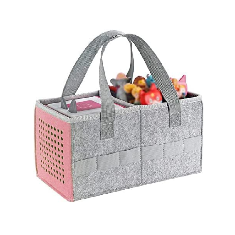 Portable Carrying Bag para sa Toniebox Starter Set ug Tonies Figurines, Felt Cloth Carrying Case