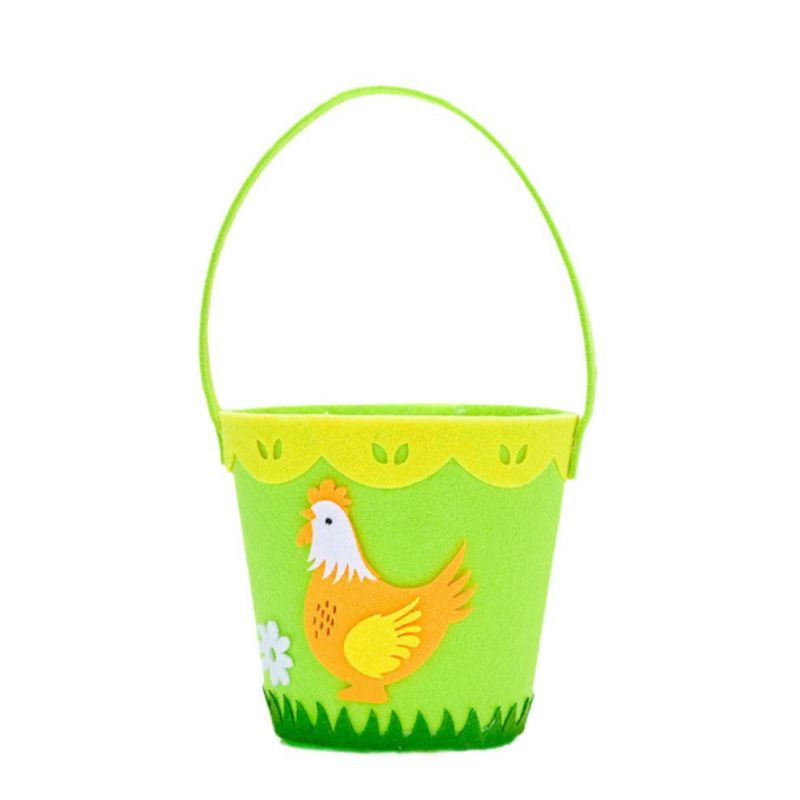 Chick Treat Bucket Uskršnja košara od filca Treat Basket Egg Party Hunting
