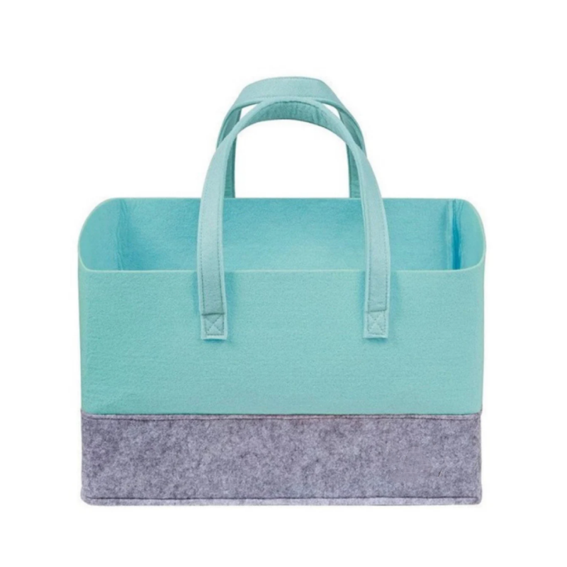 Customized LOGO Market Shopping Felt Tote Bag ရောင်စုံ လက်ကိုင်အိတ်