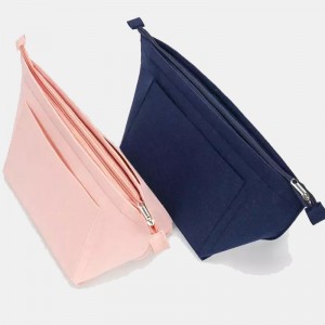 New Fashion Design for Felt Wine Packaging Bag - Travel Felt Insert Organizer Handbag Purse Makeup Tote Bags handbag  – Renshang