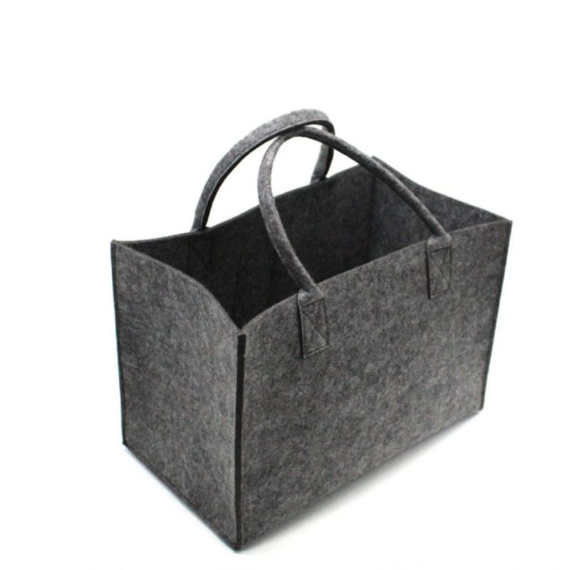 Hot sale grey shopper bag tote basket handbags from Hebei China