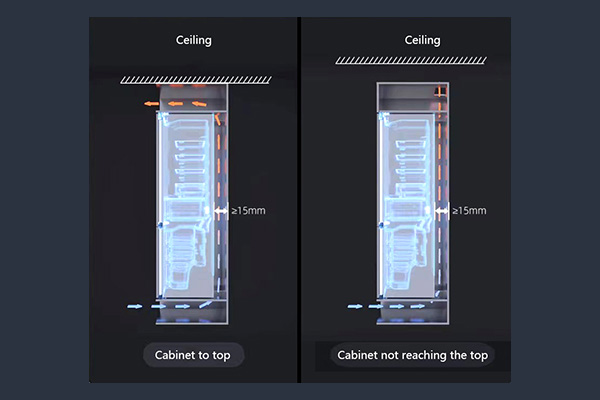 Back side heat dissipation vs bottom side heat dissipation, installation of embedded refrigerators is a must see!