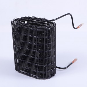 Coil wire tube condenser for industrial refrige...