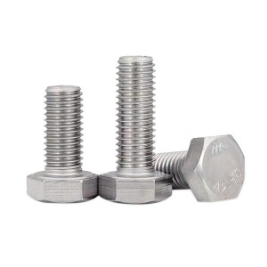 Quick delivery stainless steel 304 hexagonal head bolts