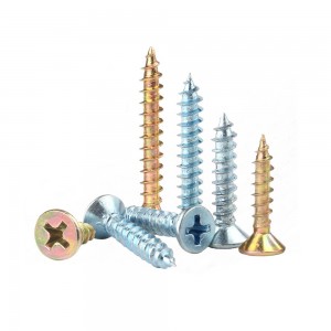 High Performance Philips Flat Countersunk Screw Full Thread Self-Tapping Screw