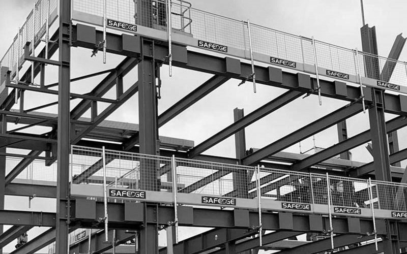 Temporary Edge Protection Systems for steel frame to NZ