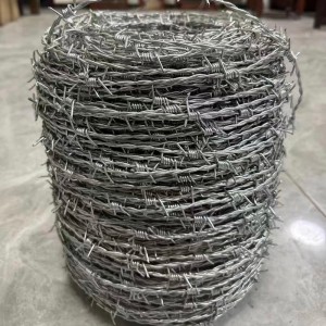 Razor Barbed Wire Fence ຮ້ອນ Dipped Galvanized ສາຍ Barbed