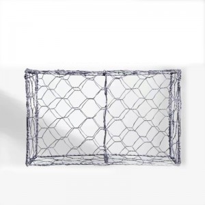 Kutija od gabionske žičane mreže Gabionski zidovi obloženi PVC-om Gabioni za kamenje
