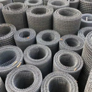 Ang Stainless Steel Crimped Wire Woven Mining Screen Mesh Board