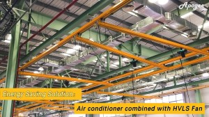 Good Cooling and Air Circulation 24ft Big Size Ceiling Fan in Thailand