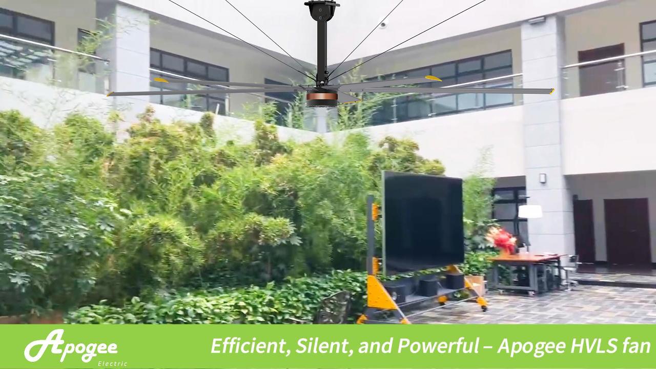 HVLS Fan Big Ceiling Fan Commercial Use for Church Gym School Warehouse in USA