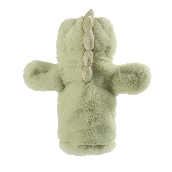 China Apricot Lamb Soft Matcha Dinosaur Plush Hand Puppet with Movable  Mouth Manufacturer and Supplier