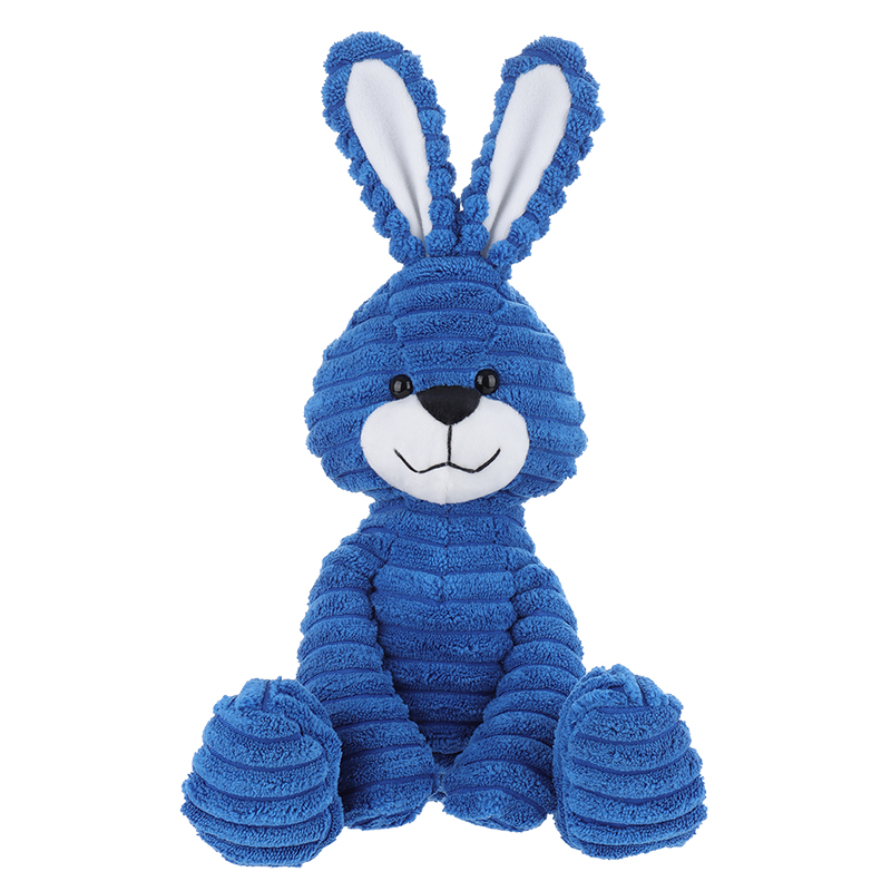 Apricot Lamb Corduroy Bunny-sea Blue Stuffed Animal Soft Plush Toys