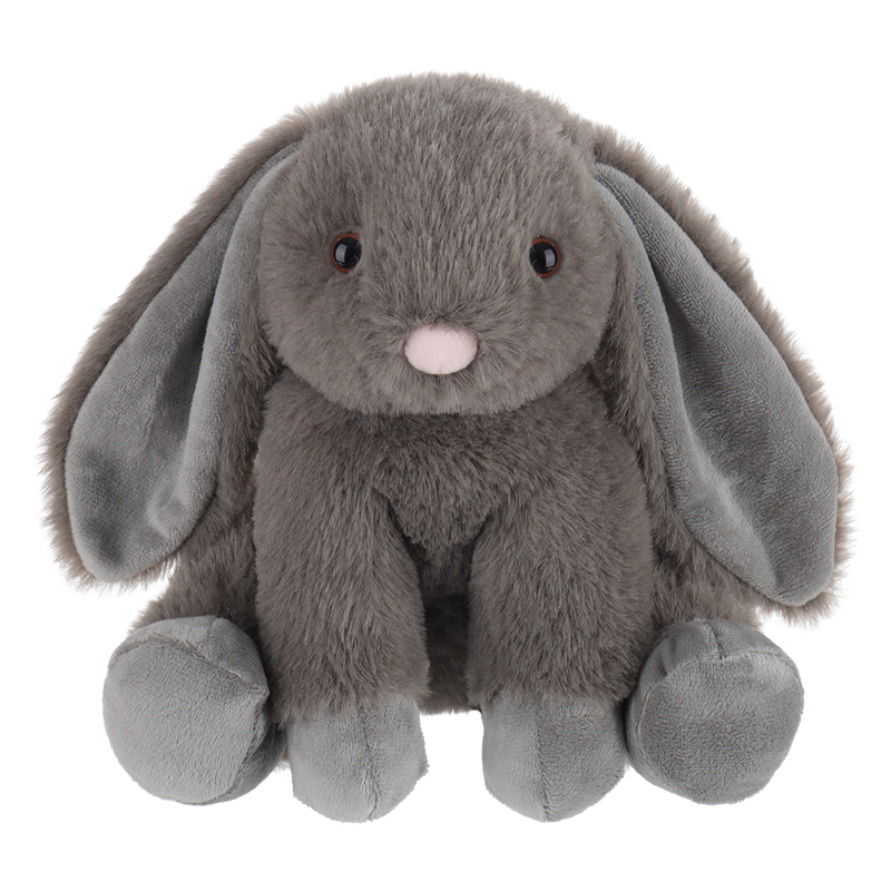 Apricot Lamb Dark Grey Bunny Stuffed Animal Soft Plush Toys