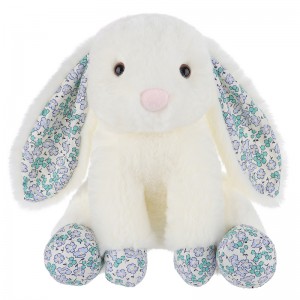 Apricot Lamb Field bunny-blue flower Stuffed Animal Soft Plush Toys