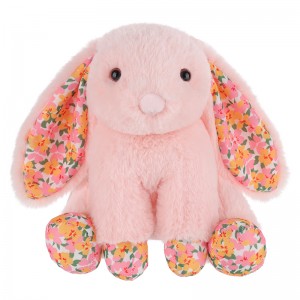 Apricot Lamb Field bunny-salmon Stuffed Animal Soft Plush Toys