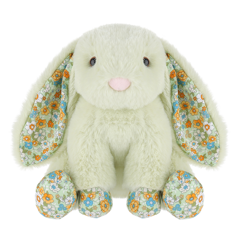 Apricot Lamb Field Bunny-green Stuffed Animal Soft Plush Toys