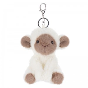 Apricot Lamb keychain-sheep Stuffed Animal Soft Plush Toys