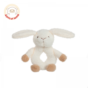 China wholesale Rabbit Baby Teether Rattle Factories –   Apcriot Lamb bunny rattle 		 			 			 			 – LERONG TOYS
