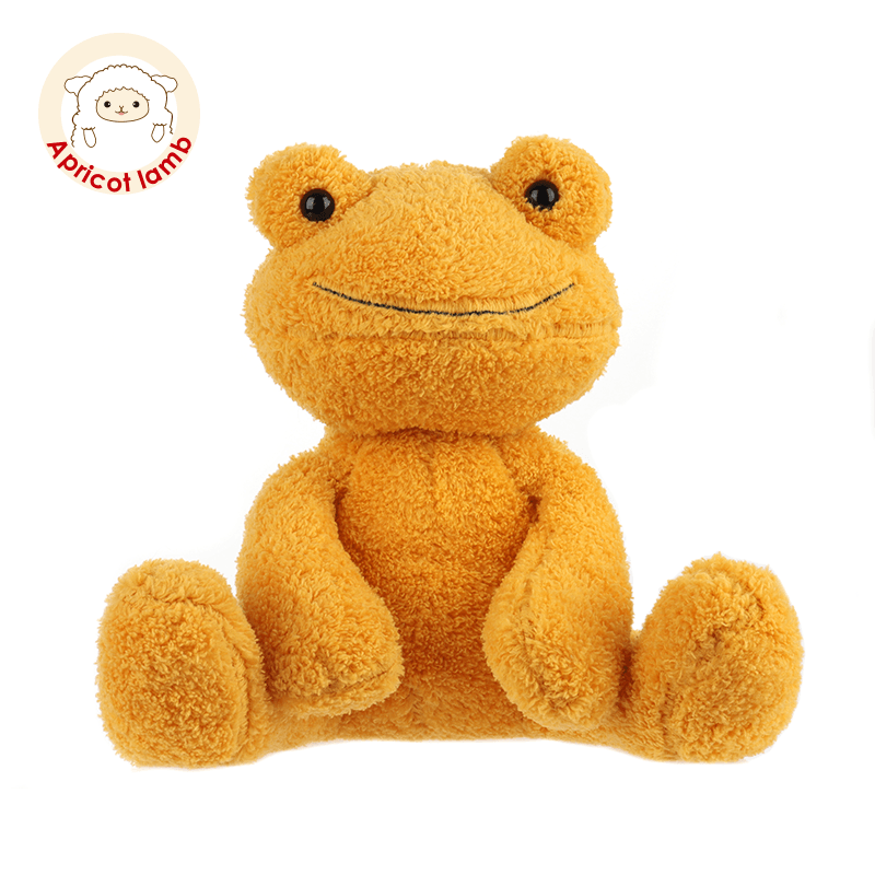 Apcriot Lamb Velvet Frog Yellow Stuffed Animal Soft Plush Toys Featured Image