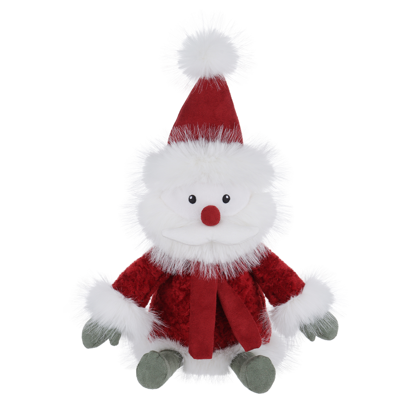 Apricot Lamb winter Santa  Stuffed Animal Soft Plush Toys