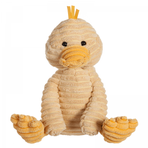 China wholesale White Lamb Stuffed Toy Supplier –  Apricot Lamb Corduroy Duck Stuffed Animal Soft Plush Toys – LERONG TOYS