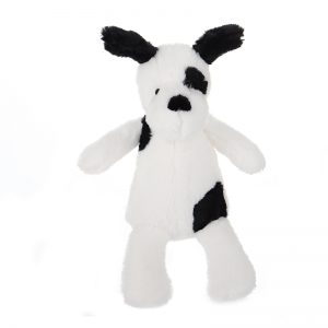 Apricot Lamb Black And White Puppy Stuffed Animal Soft Plush Toys