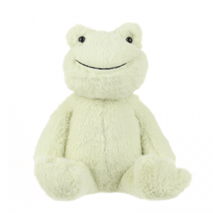Velvet Bunny Newborn Toy Suppliers –  Apricot Lamb Classic Frog Stuffed Animal Soft Plush Toys – LERONG TOYS