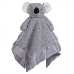 Apicot Lamb Plush Toy Gray Koala Security Blanket Baby Lovey Stuffed Animal