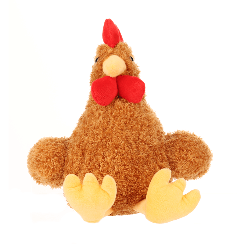 China wholesale Yellow Velvet Duck Rattle Toy Baby Supplier –  Apricot Lamb Ginger Rooster Stuffed Animal Soft Plush Toys – LERONG TOYS