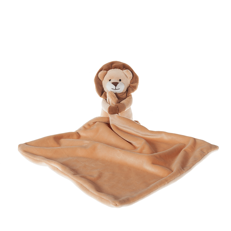 Apicot Lamb Plush Toy Yellow Lion Security Blanket Baby Lovey Stuffed Animal