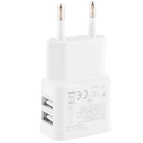 Fast charging wall adapter for Samsung phone wall charger Dual Port USB Charger 2A iphone charger