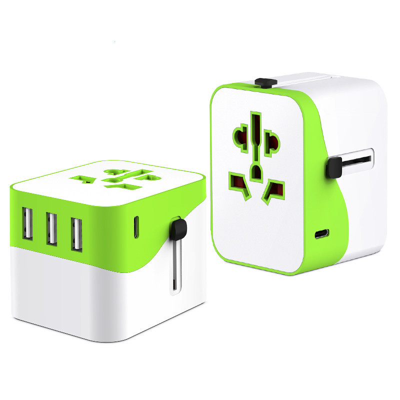 Good Wholesale Vendors Usb Phone Wall Charger - 4 Port Foldable Fast Wall Charger CA01005 Universal Adapter Changeable Plug 20W 5V4.0A – Adavanced Product Solution