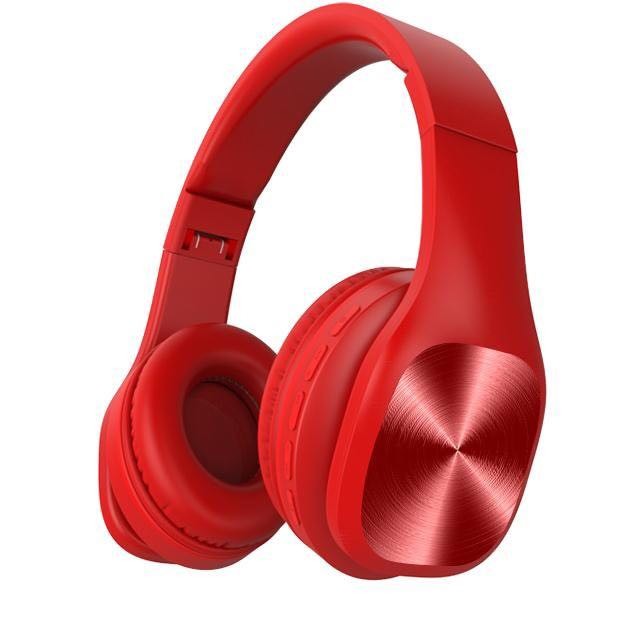 Vikbart trådlöst Bluetooth-headset, 300mAh 10h Super Bass-hörlurar