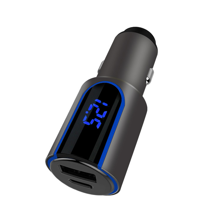 2022 Good Quality Fast Car Charger - 4.8A Fast Car Phone Charger 24W Zinc Alloy Rapid Dual USB Quick Charge Car Adapter – Adavanced Product Solution