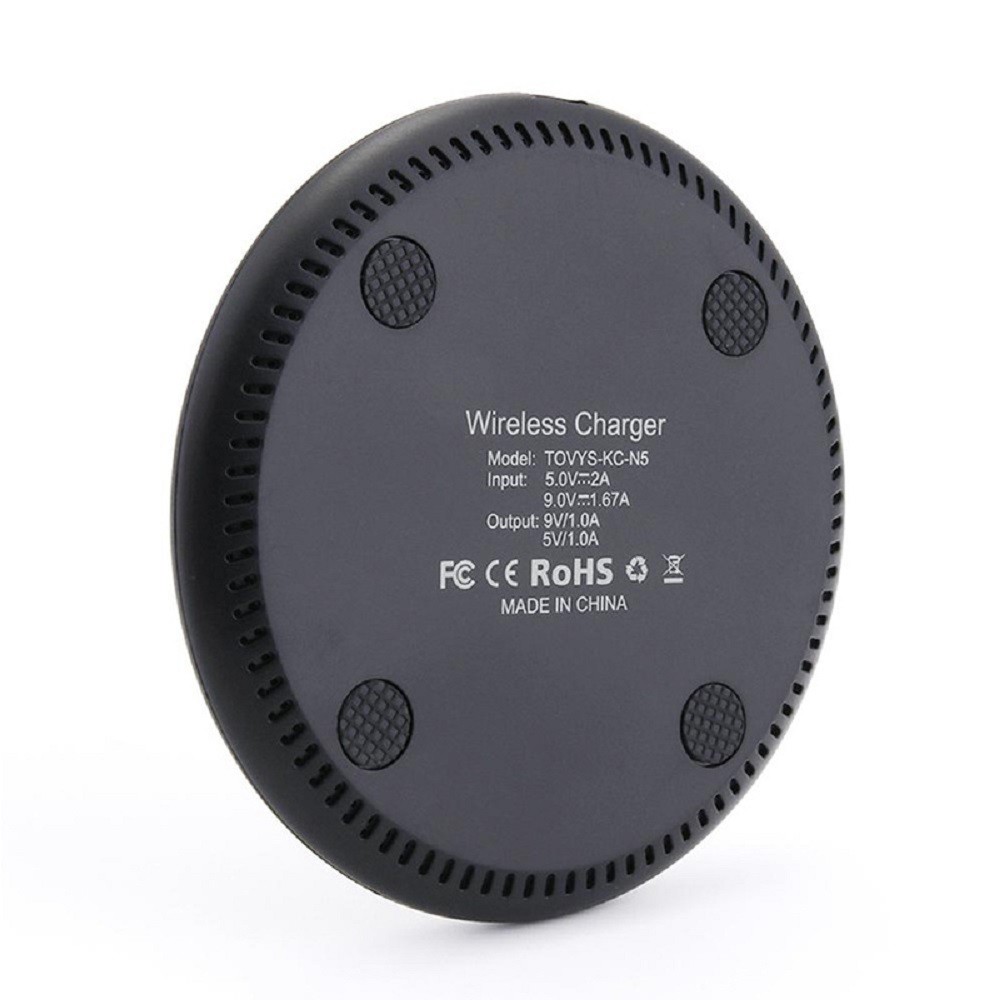 Mini Slim Portable Fast Charge Qi Wireless Charging Pad 10W 9V