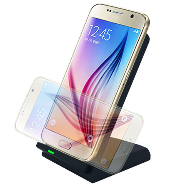 7.5W Vertical QI Wireless Charging Station Fast Charging Wireless Charging Stand